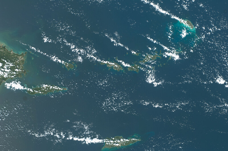 Islas Vírgenes — region el Caribe